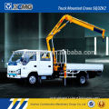 XCMG official manufacturer SQ3.2ZK2 3.2ton folding-arm truck mounted crane 3 ton crane truck 3 ton engine crane 3 ton jib crane